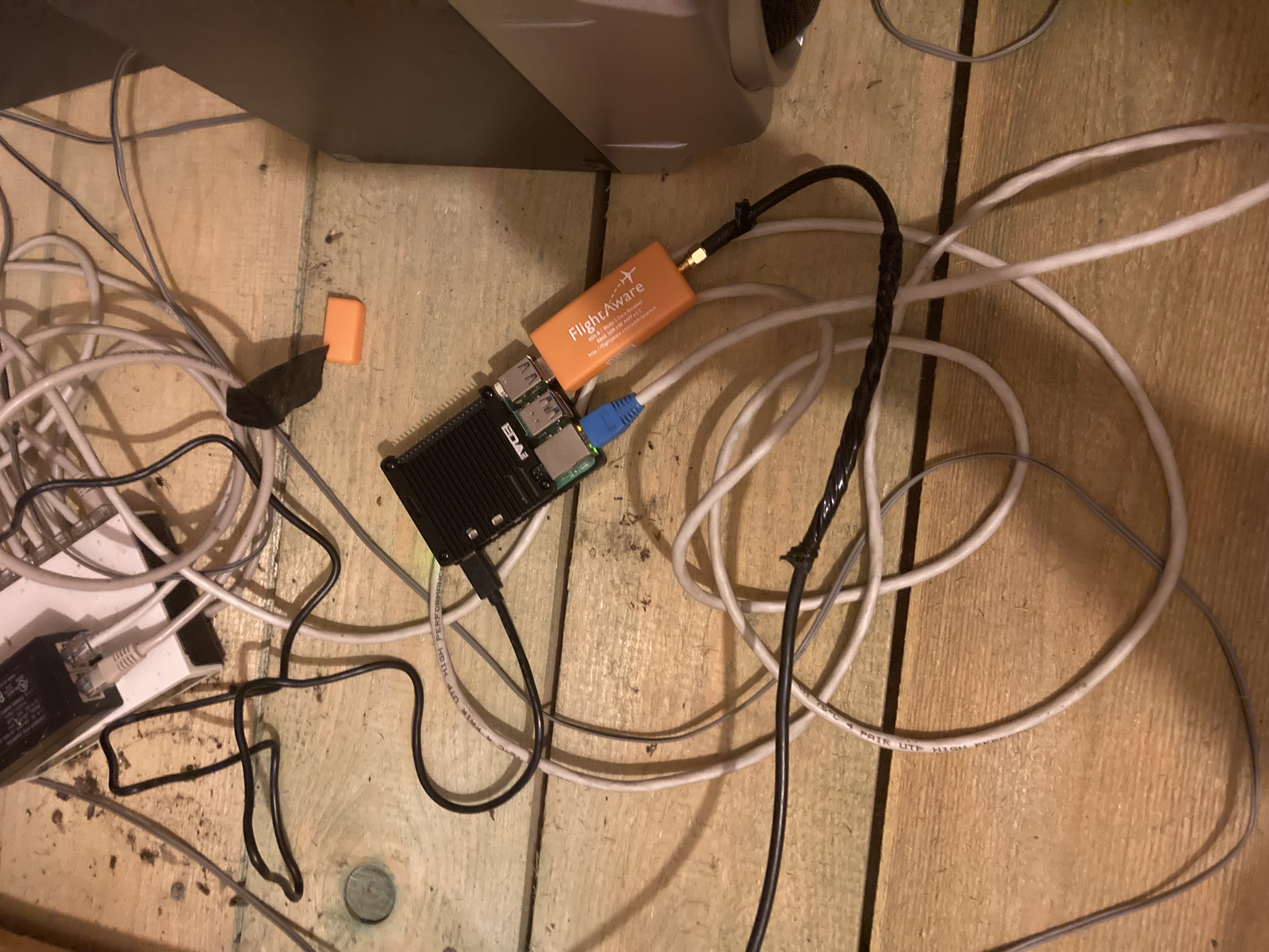 Raspberry Pi in the attic